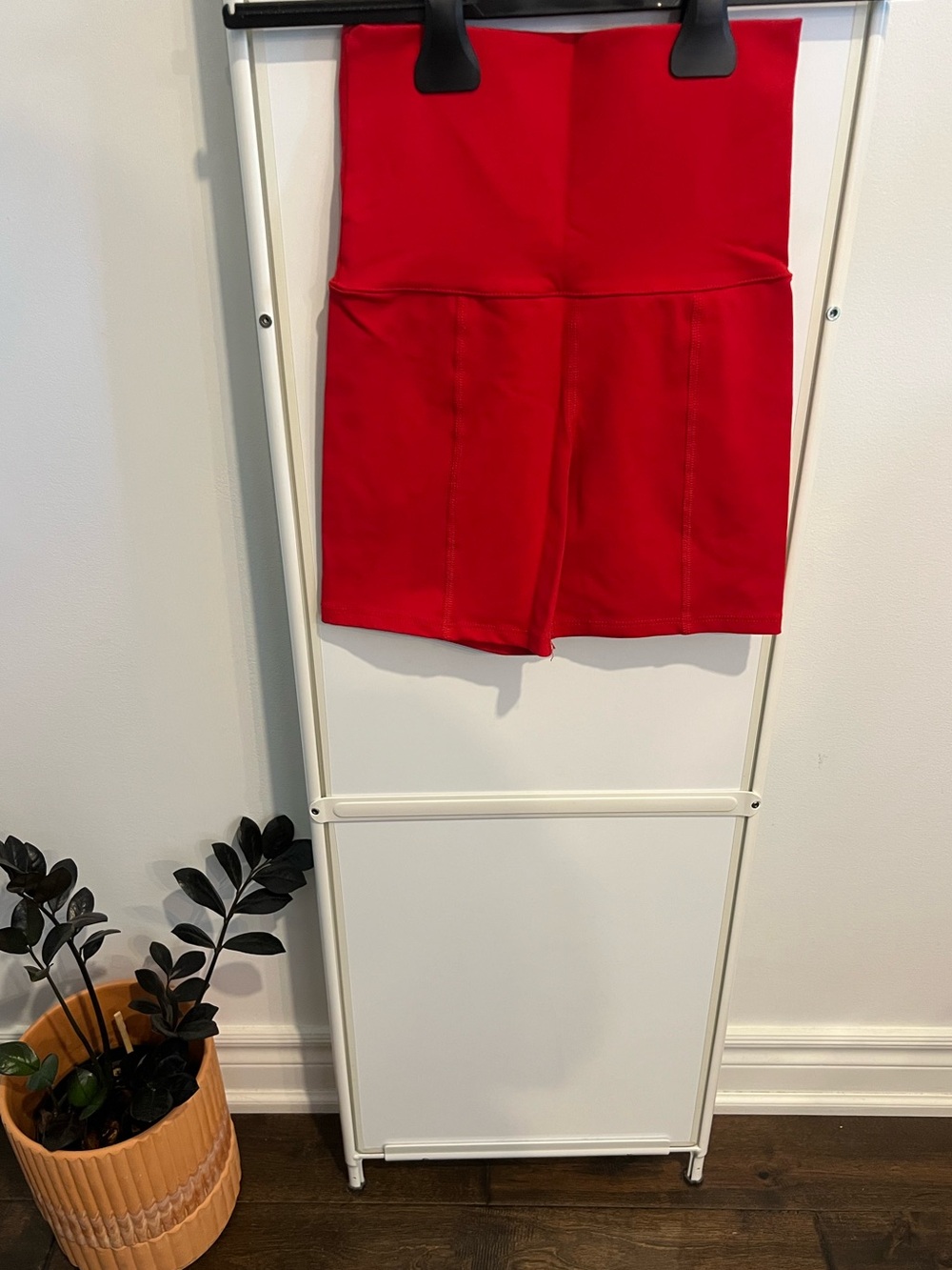 Live The Process Red Geometric Shorts